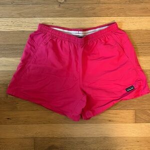 Pink Patagonia Baggies Shorts, 5 inches, Size Medium